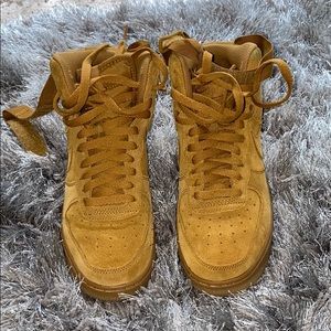 Nike Air Force One Wheat High Top AF1